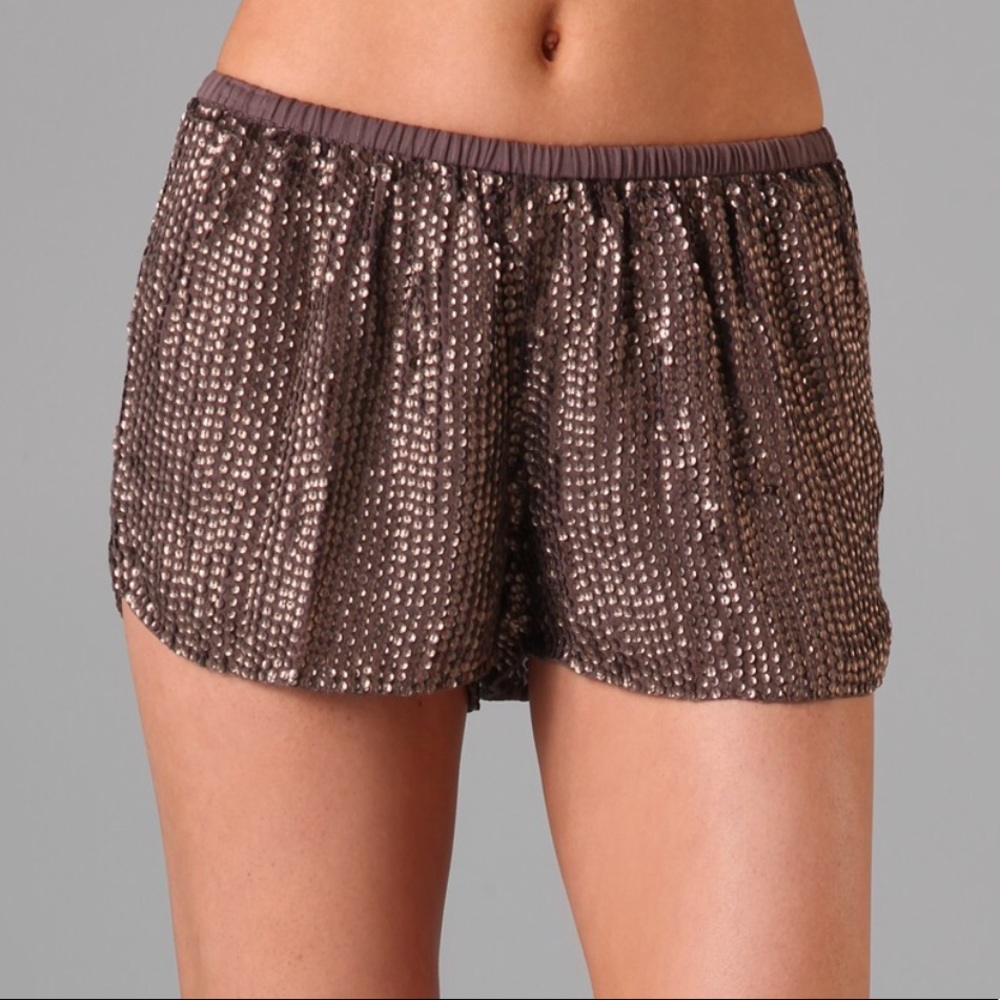 DALLIN CHASE Sebastian Sequined Shorts